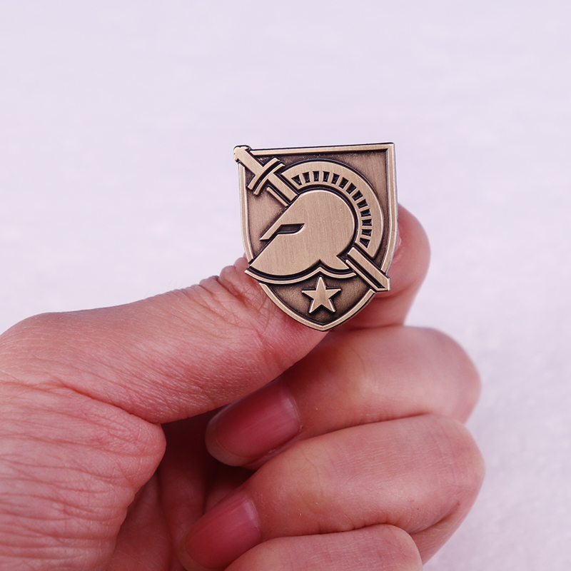 Embroidery Legacy - Army Black Knights Metallic Freeform Logo