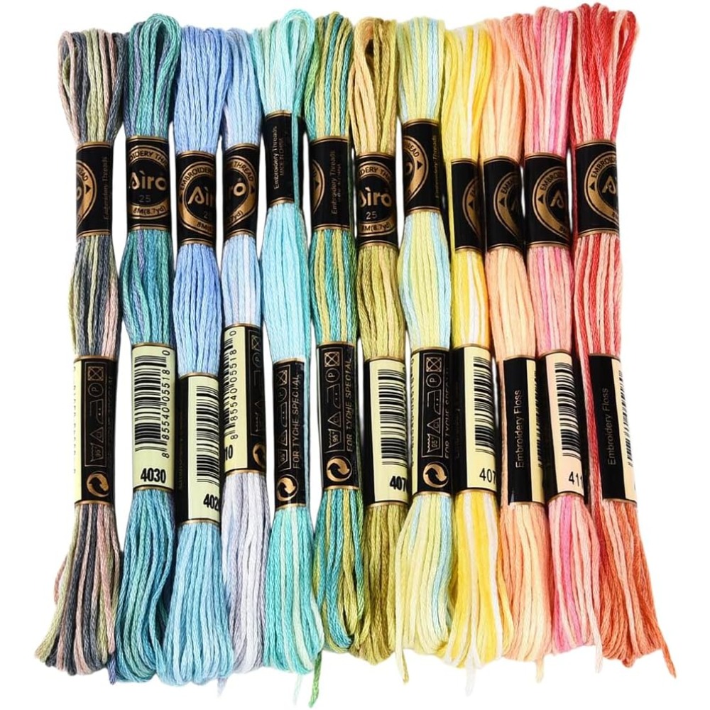 Embroidery Bracelet - 12 Skeins 105 Yards 6 Ply