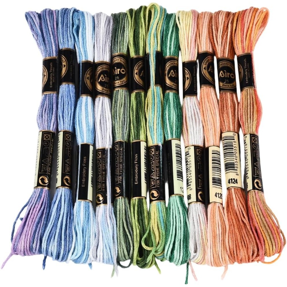 Embroidery Bracelet - 12 Skeins 105 Yards Cross Stitch