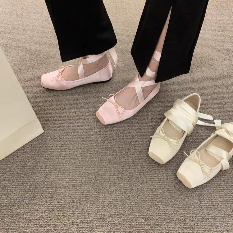 Women Flats Bow Marie Janes Sh - Embroidery Dress 评论和价格
