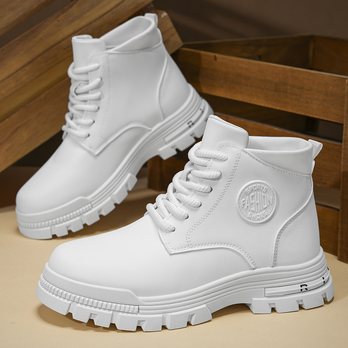 Men's Fashionable All-Season W - Embroidery White 评论和价格