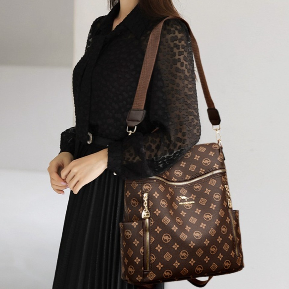 Genuine Brand Women's Soft Lea - Embroidery Design Logo 评论和价格
