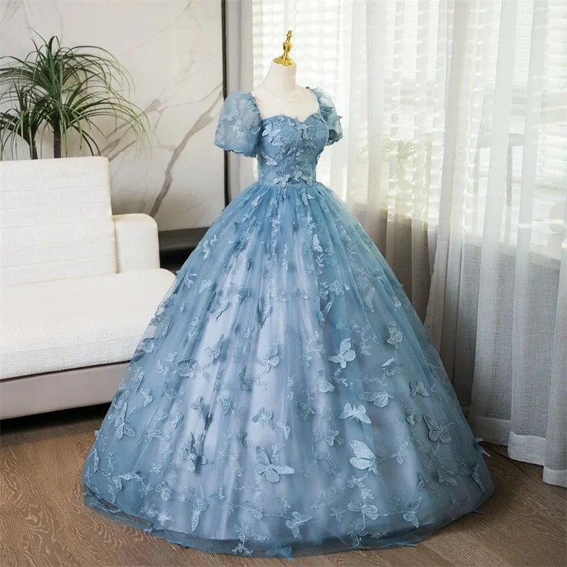 2026 New Women's Grey Blue Ban - Embroidery Skirt 评论和价格