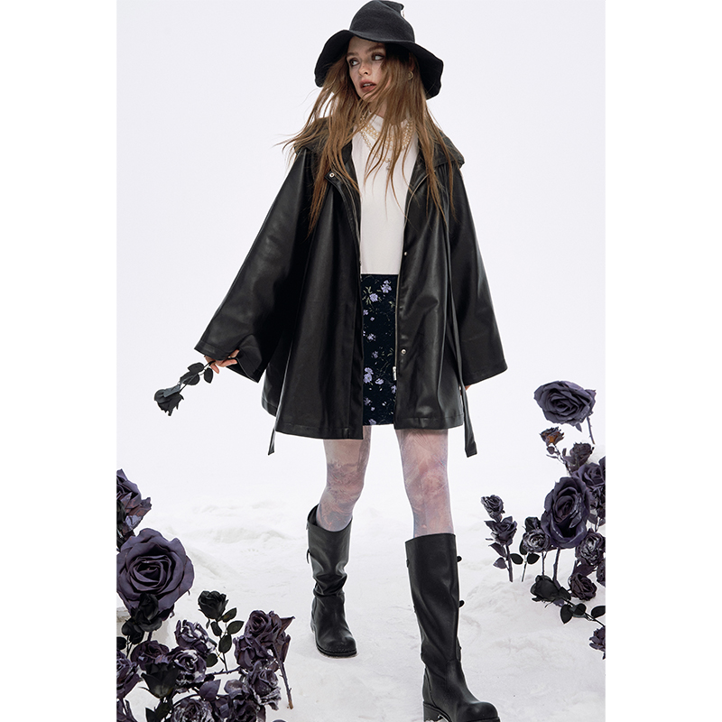 ELFSACK Y2K High Waist Gothic  - Embroidery Skirt 评论和价格