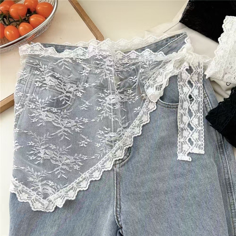 Harajuku Y2K Triangle Apron Fl - Embroidery Skirt 评论和价格
