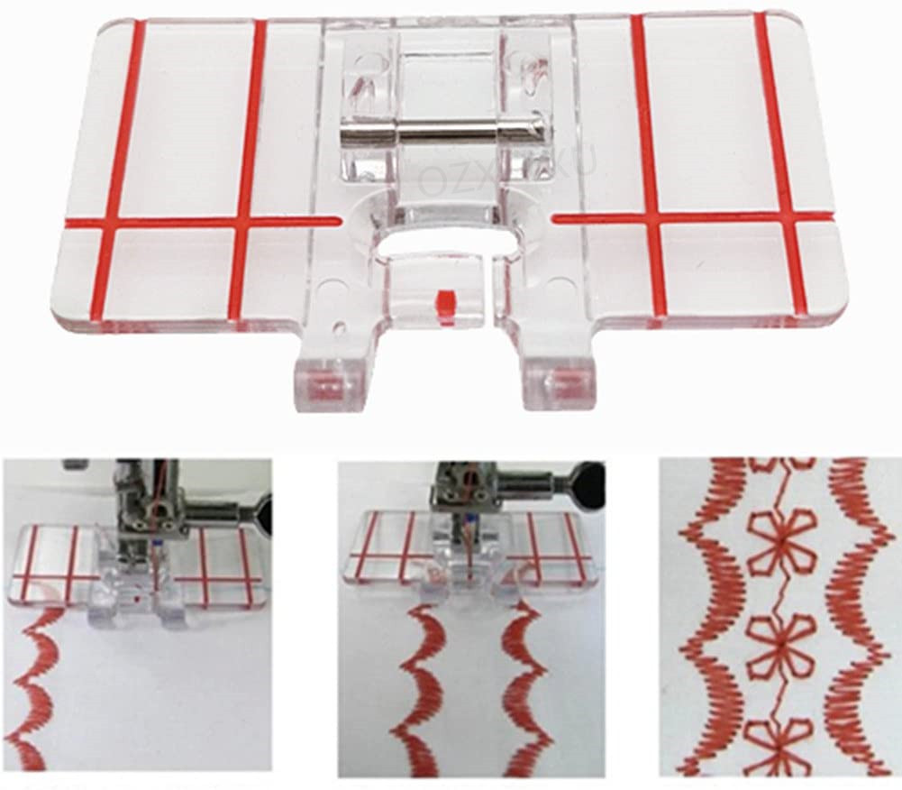 Plastic Clear Parallel Stitch  - Embroidery Xpress 评论和价格