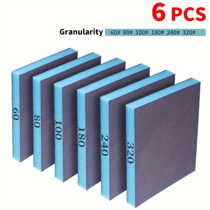 6 Sanding Sponges, Washable an - Embroidery Art Painting 评论和价格