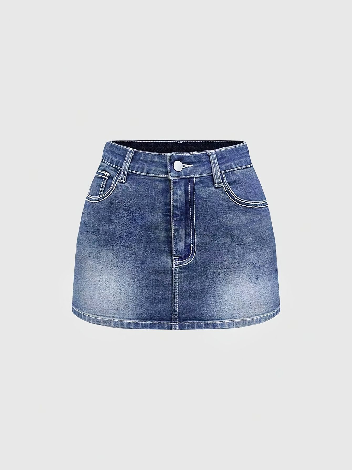 New Fashion Casual High Waist  - Embroidery Skirt 评论和价格
