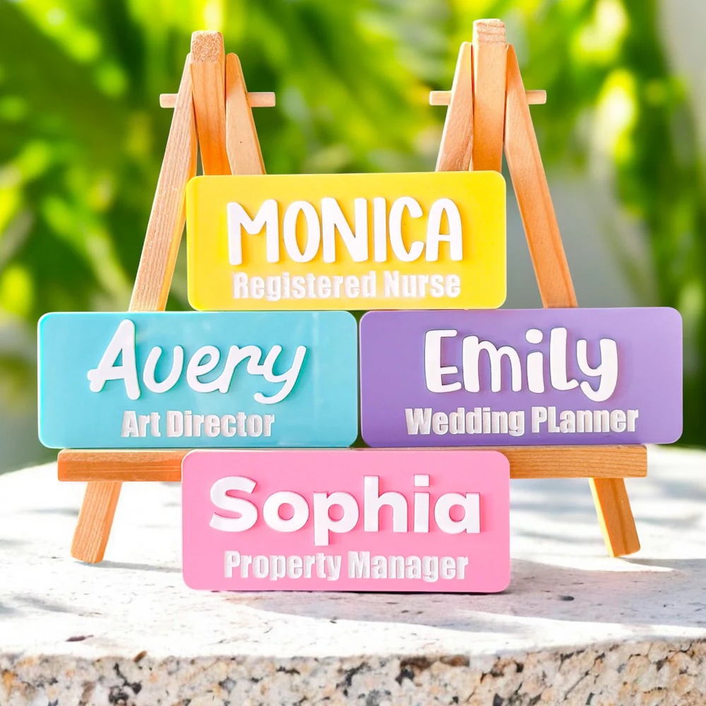 Custom Name Brooch Personalize - Embroidery Names 评论和价格