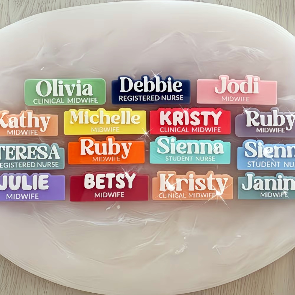 Custom Name Brooch Personalize - Embroidery Names 评论和价格