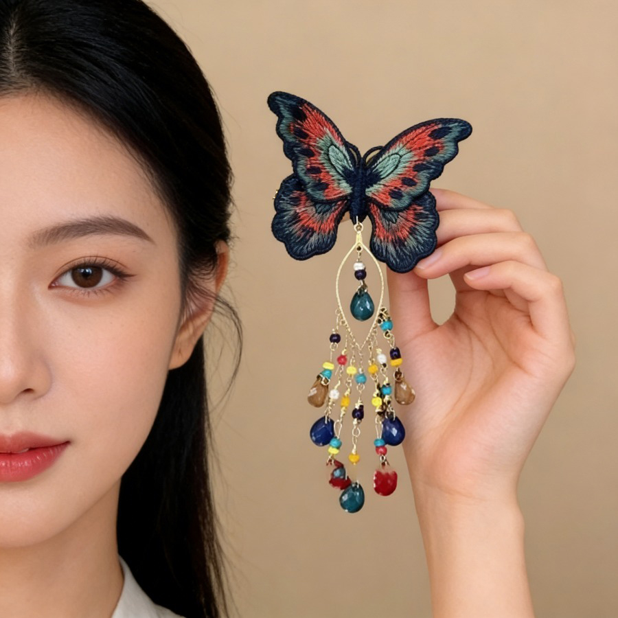 New Chinese Style Knitting But - Embroidery Charm 评论和价格