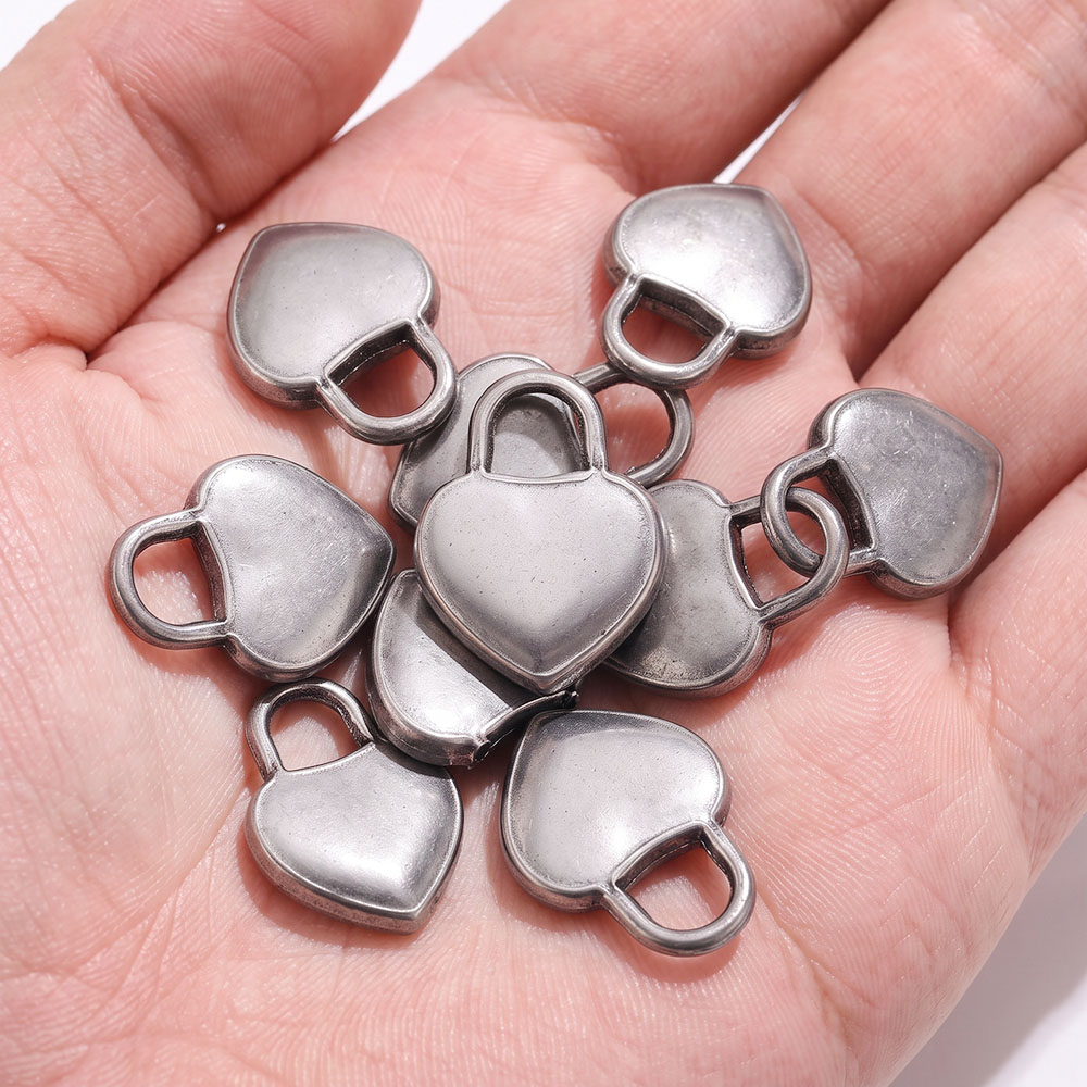 5/10pcs Stainless Steel Charms - Embroidery Charm 评论和价格