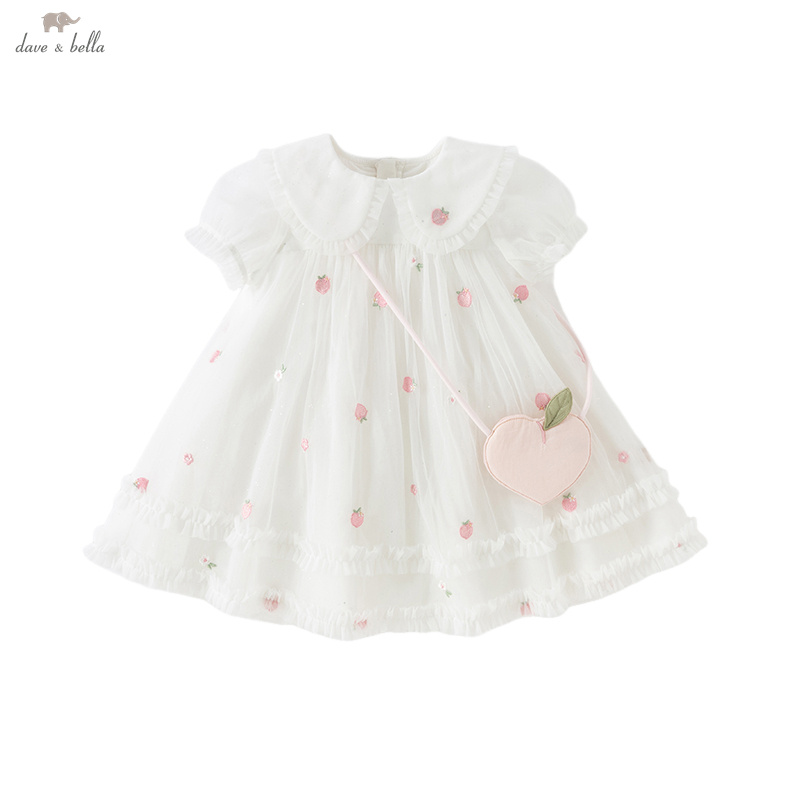 Dave Bella Girls Baby Mesh Pri - Embroidery Charm 评论和价格