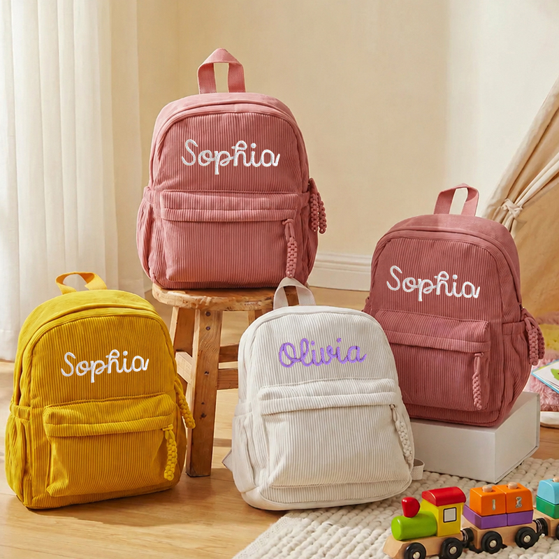 Personalized Corduroy Toddler  - Embroidery Names 评论和价格