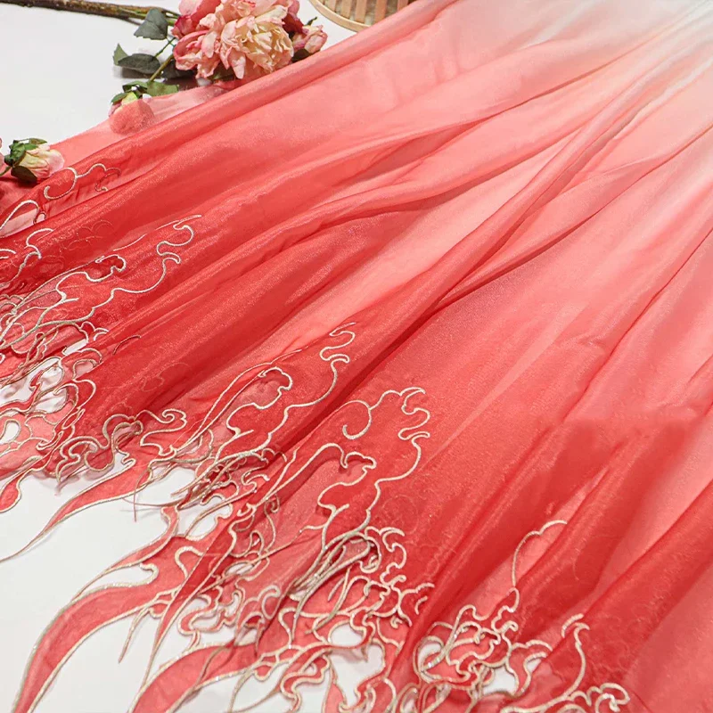 Chinese Style Embroidery Lotus - Embroidery Skirt 评论和价格