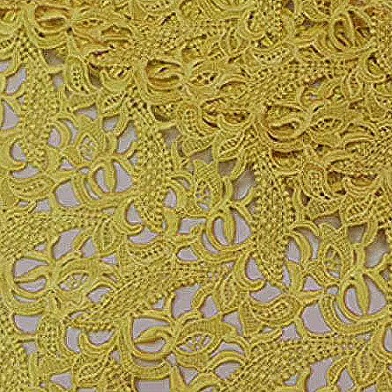 high-end lace cloth yellow ste - Embroidery Yellow Flower 评论和价格