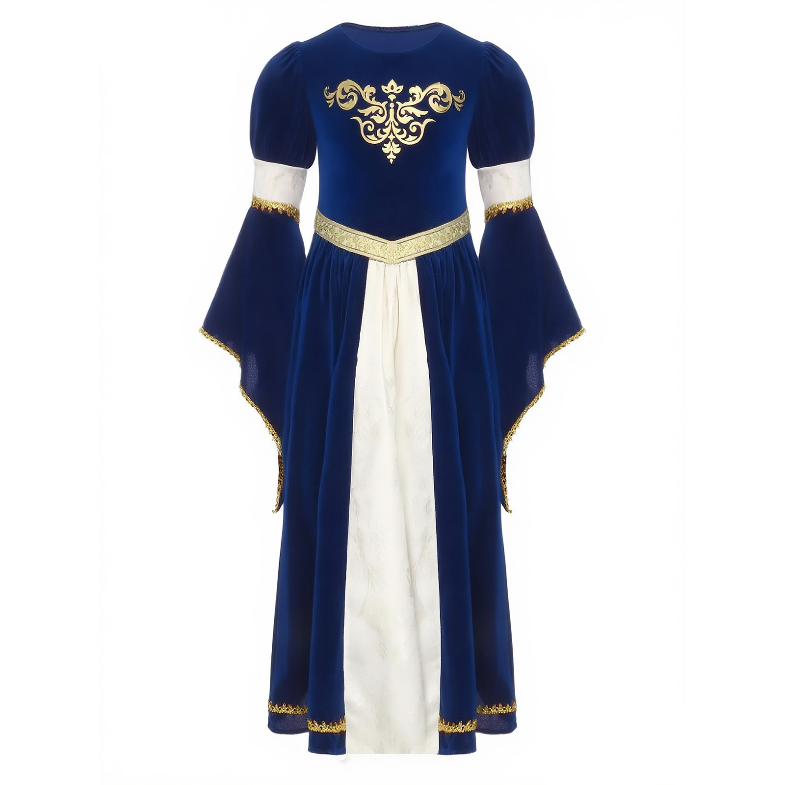 Girls Medieval Princess/Victor - Embroidery Dress 评论和价格