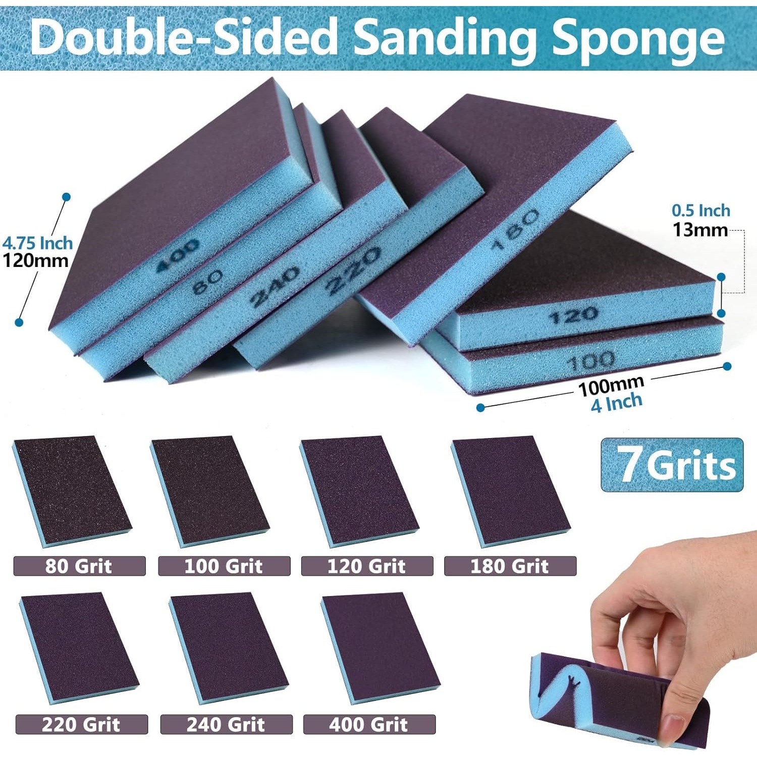 8Pack Double-Sided Sanding Spo - Embroidery Art Painting 评论和价格