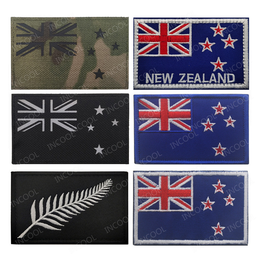 Embroidered Flag Patches New Z - Embroidery Uk 评论和价格