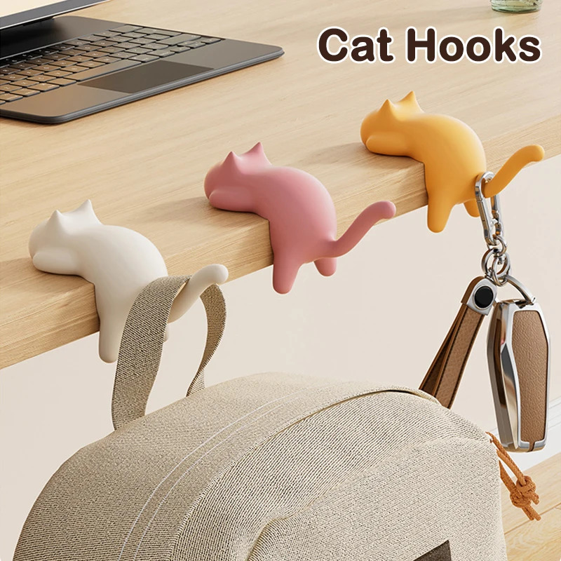 2/3pcs Cat Backpack Hook, Offi - Embroidery Cat 评论和价格