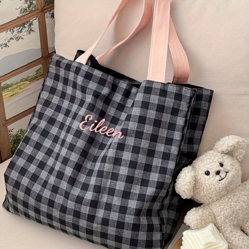 Custom Name Embroidery Tote Ba - Embroidery Names 评论和价格