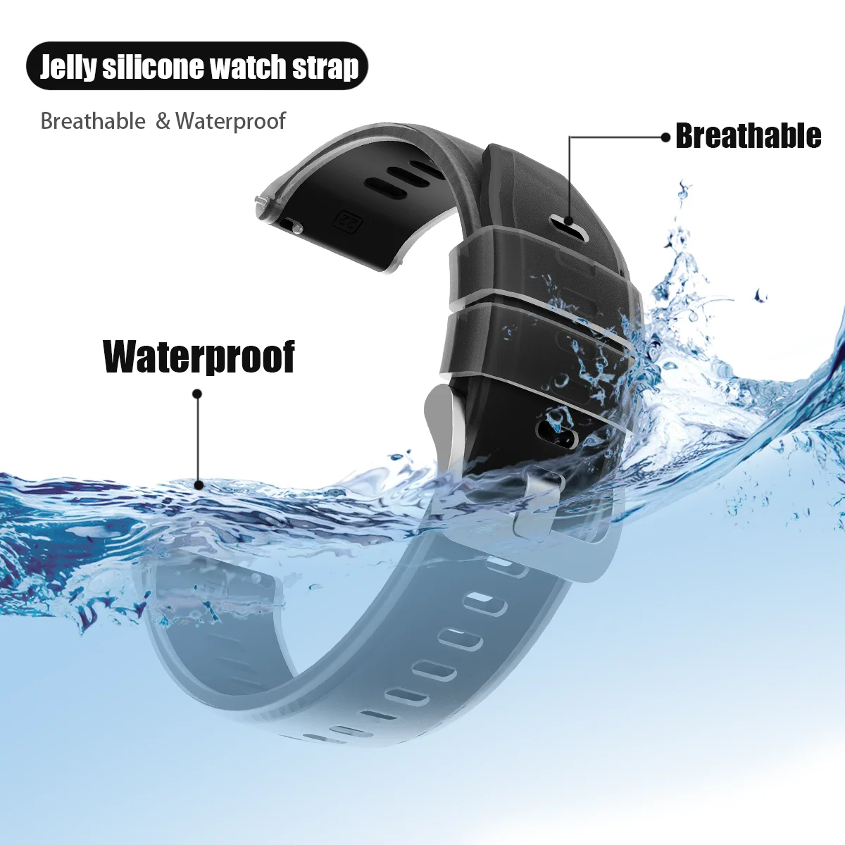 Translucent Silicone Strap For - Embroidery Bracelet 评论和价格