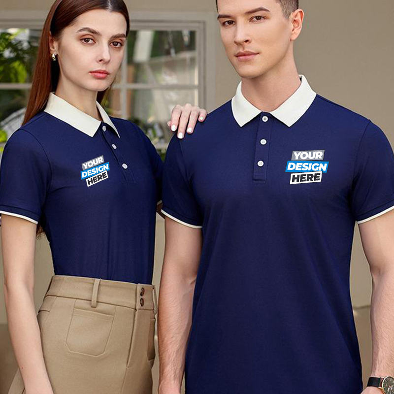 Color Block Polo Shirt - Free  - Embroidery Design Logo 评论和价格