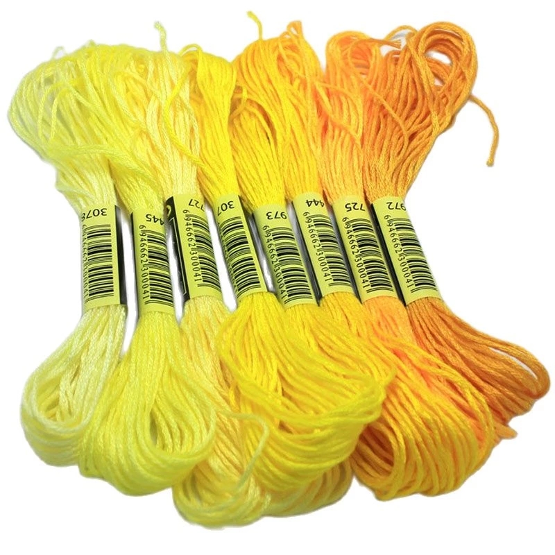 8/12/24/36Pcs Multicolor Simil - Dmc Floss Set 评论和价格
