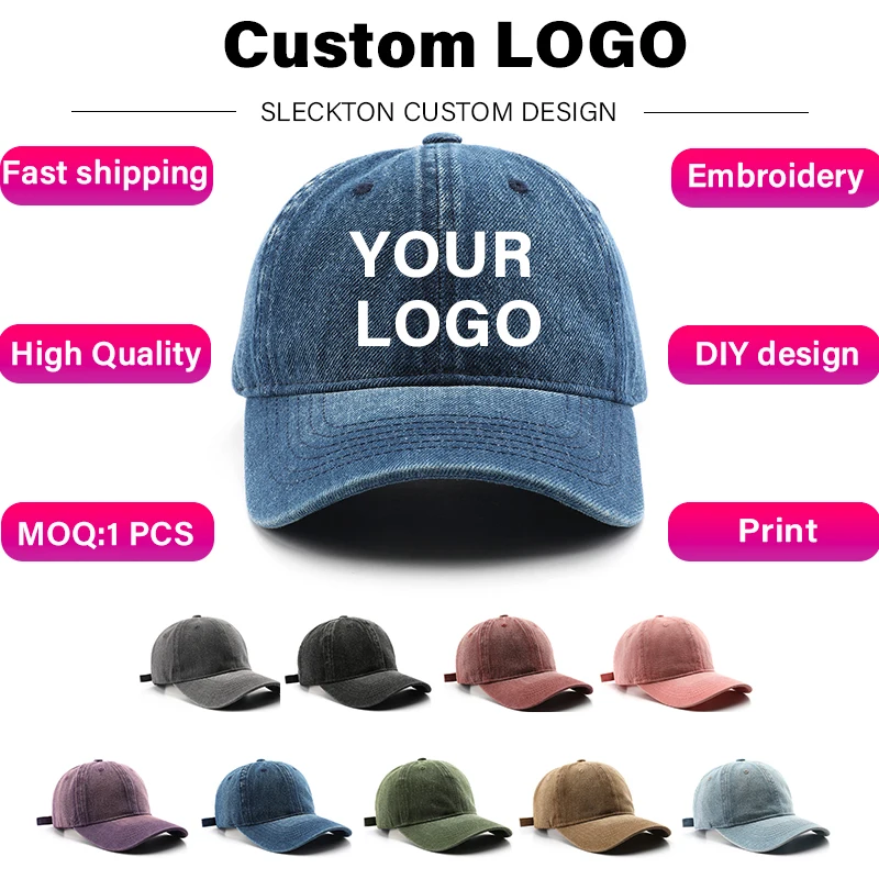 SLECKTON Custom LOGO Baseball  - Embroidery Design Logo 评论和价格