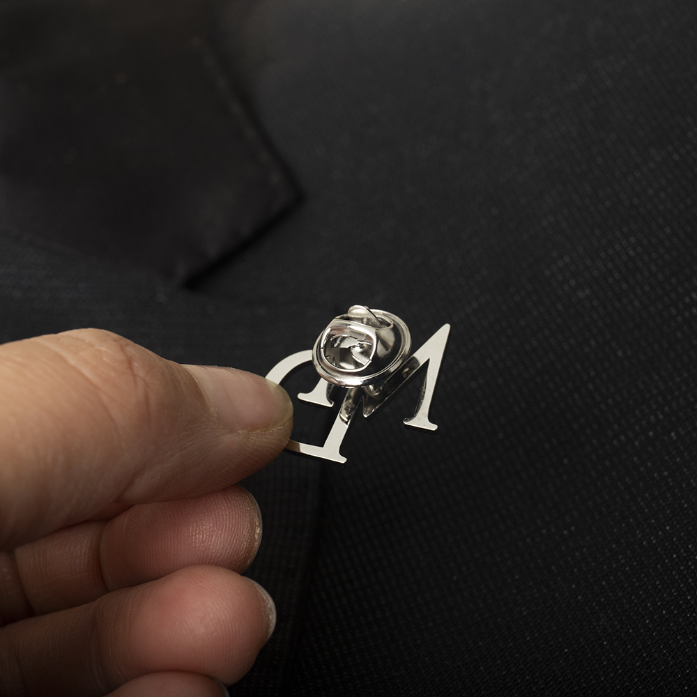 Tangula Custom Initials Brooch - Embroidery Names 评论和价格