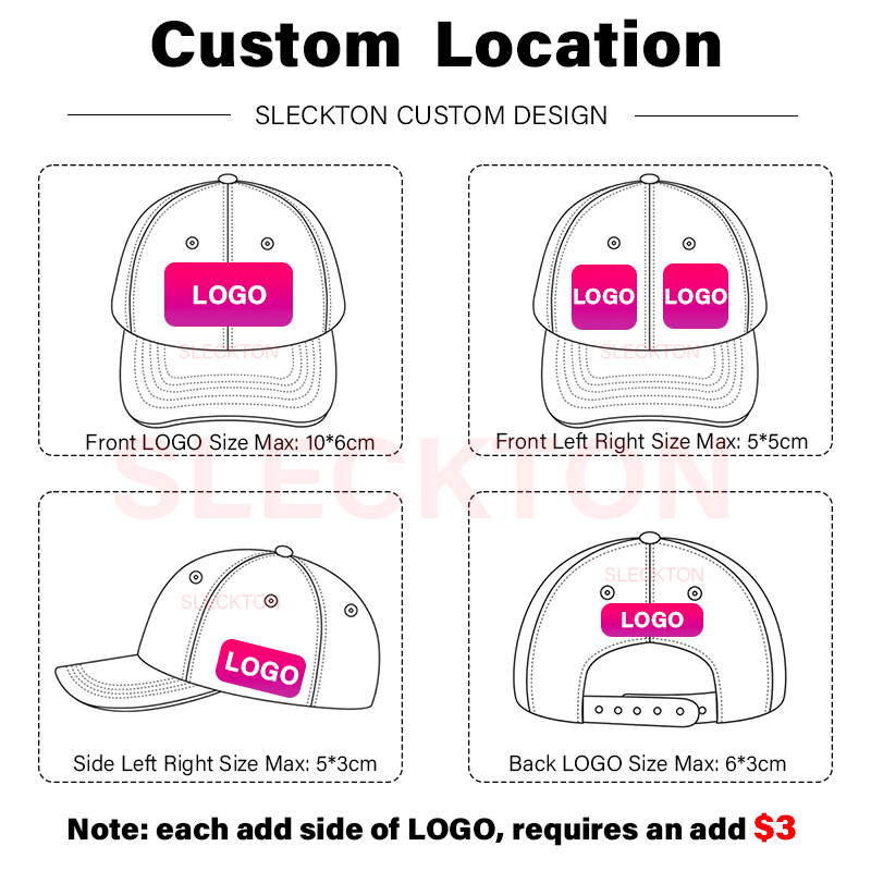 SLECKTON Custom Logo Baseball  - Embroidery Design Logo 评论和价格