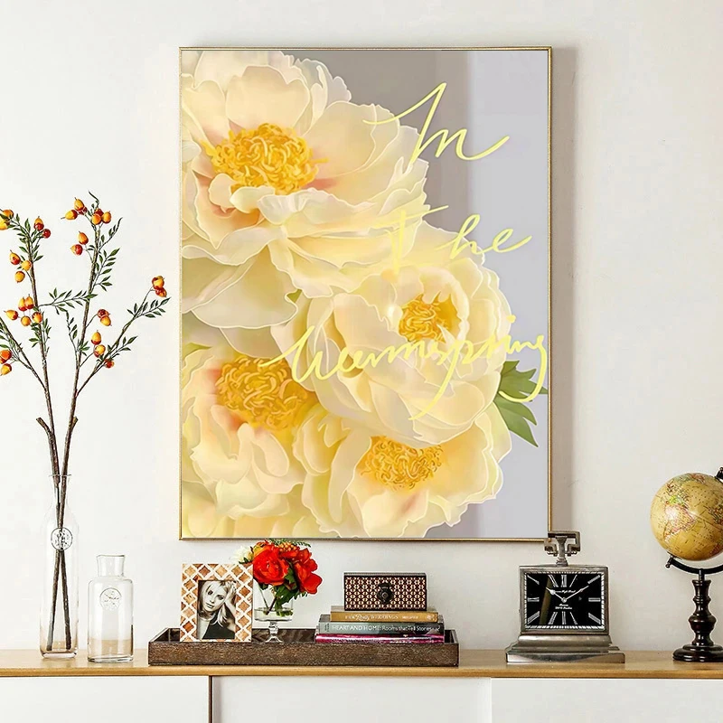 Yellow Flowers 5D Diamond Pain - Embroidery Yellow Flower 评论和价格