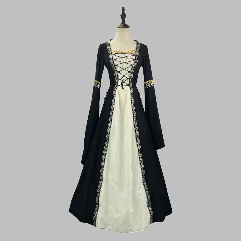 Vintage European Noble Costume - Embroidery Dress 评论和价格