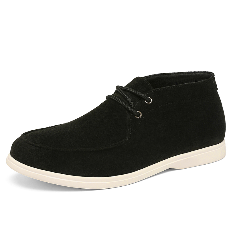 Classic British Style Suede Le - Embroidery White 评论和价格