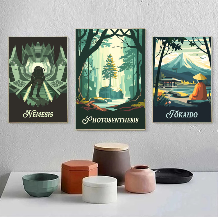 Cartoon Abstract Game Scene La - Embroidery Art Painting 评论和价格