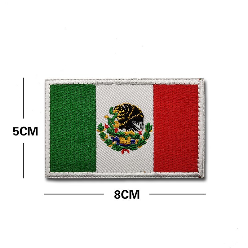 Mexico Flag Embroidered Patch  - Embroidery Uk 评论和价格