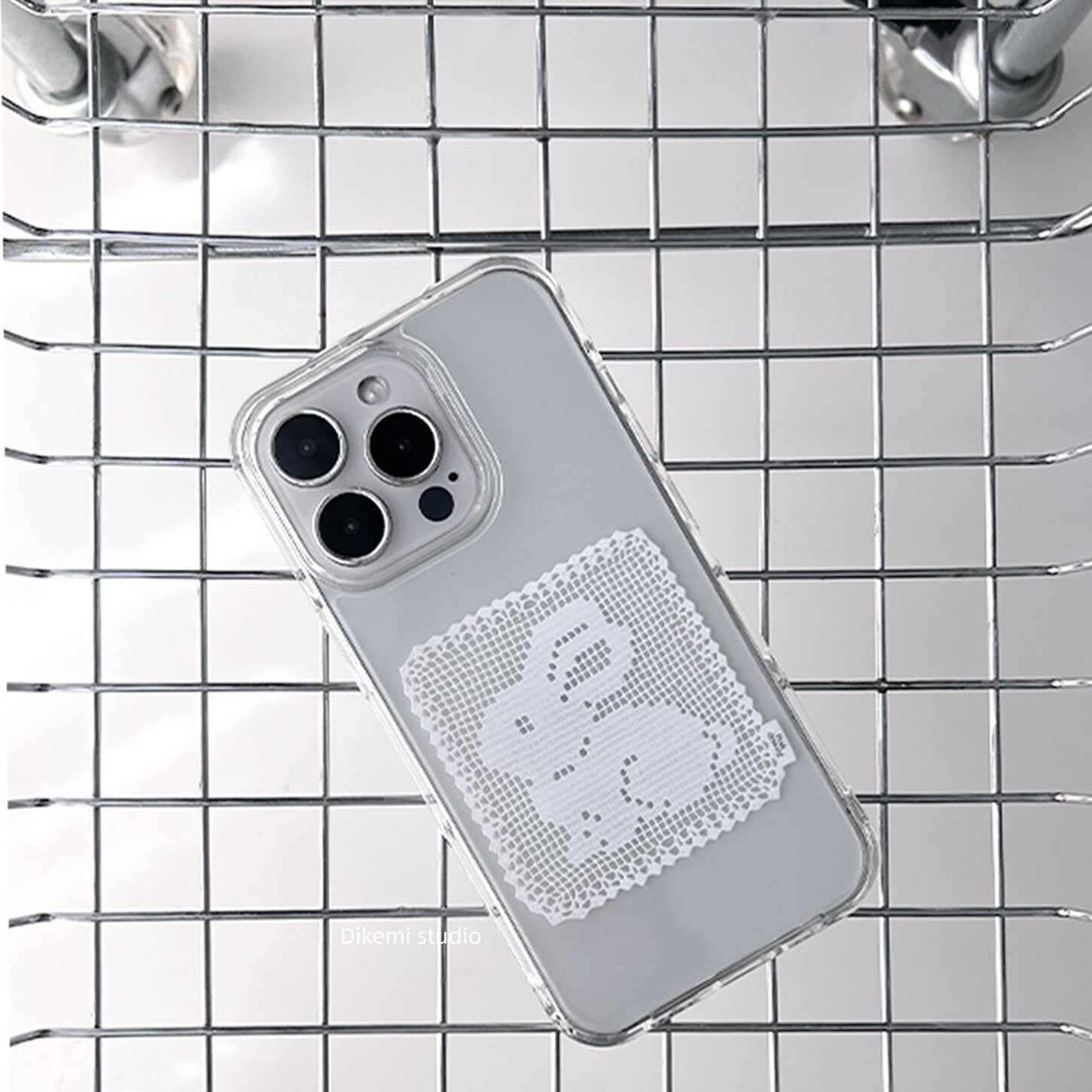 Korean Ins White Lace Pattern  - Embroidery White 评论和价格