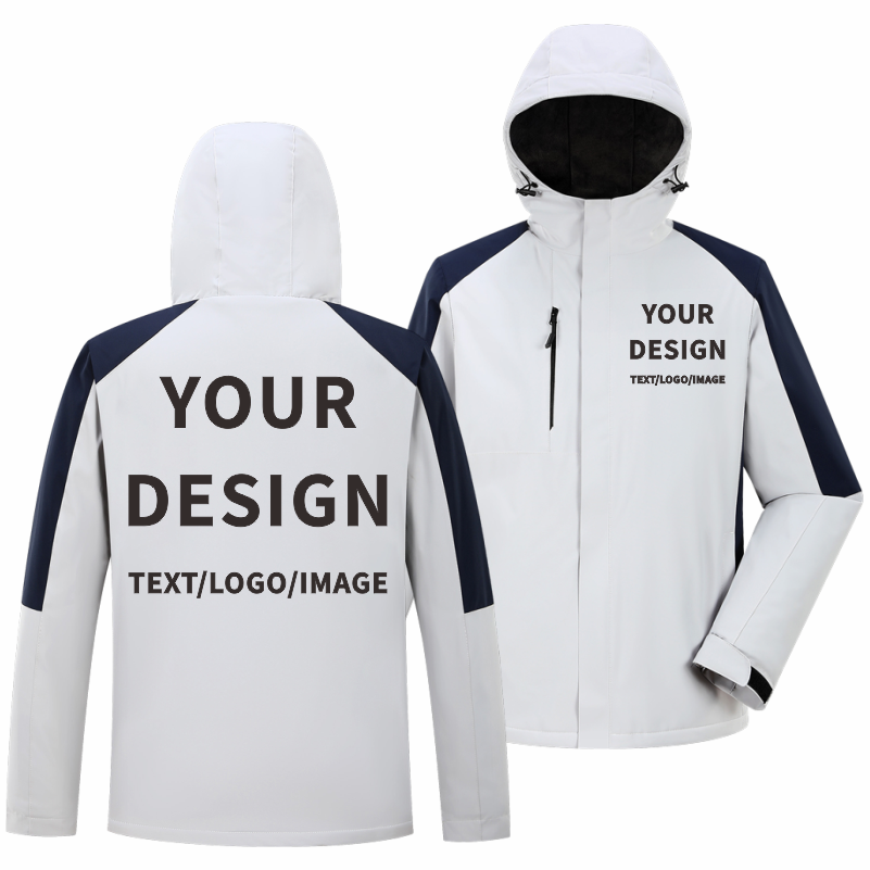 Winter Casual Jacket Custom Co - Embroidery Design Logo 评论和价格