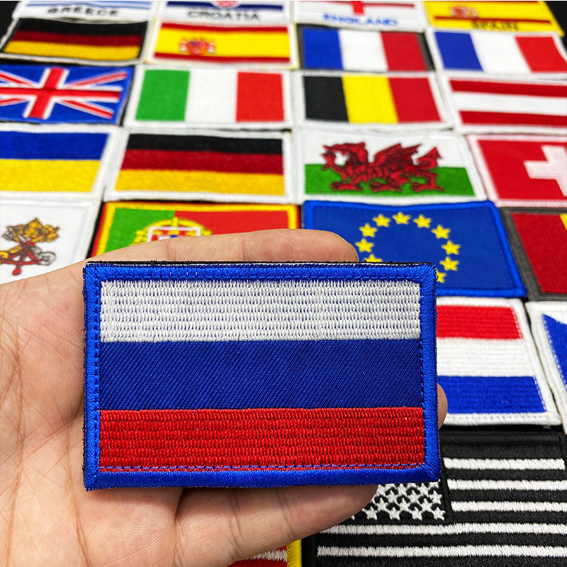 Country Flag Embroidered hook  - Embroidery Uk 评论和价格