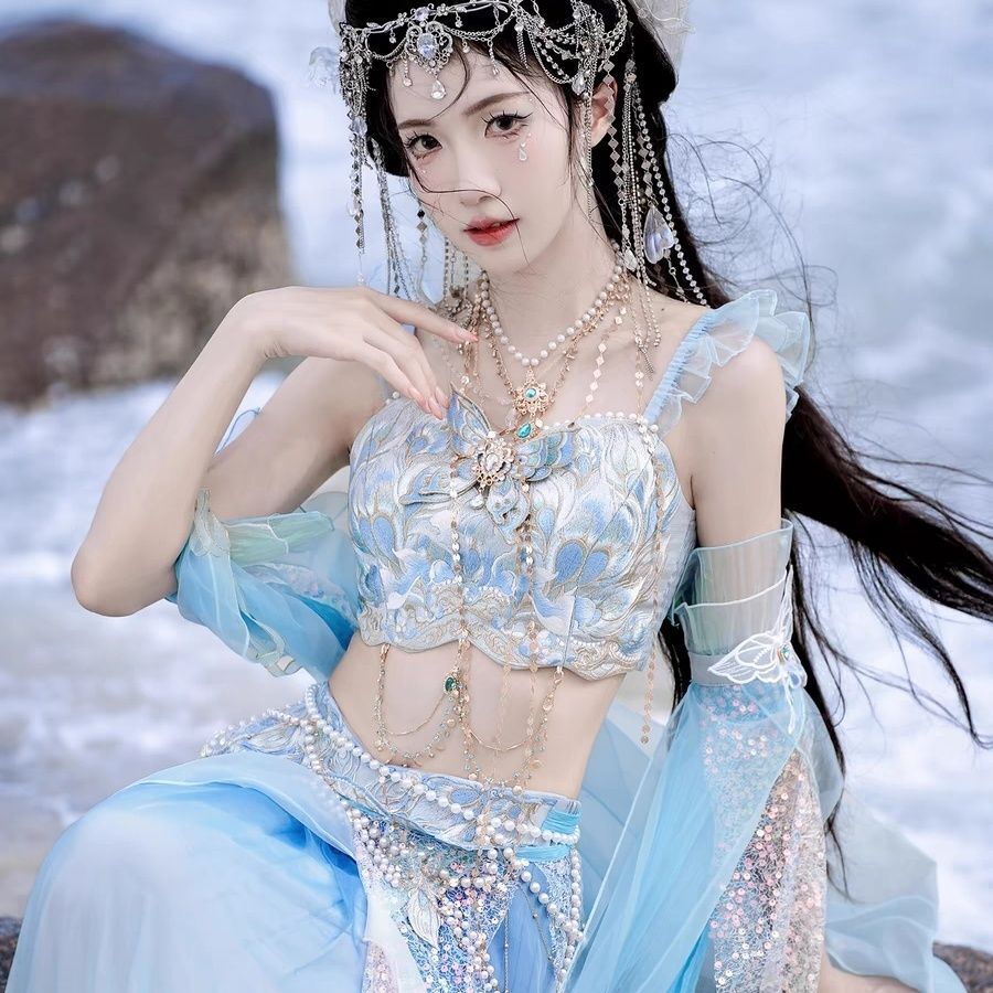 Modified Exotic Style Han Elem - Embroidery Dress 评论和价格