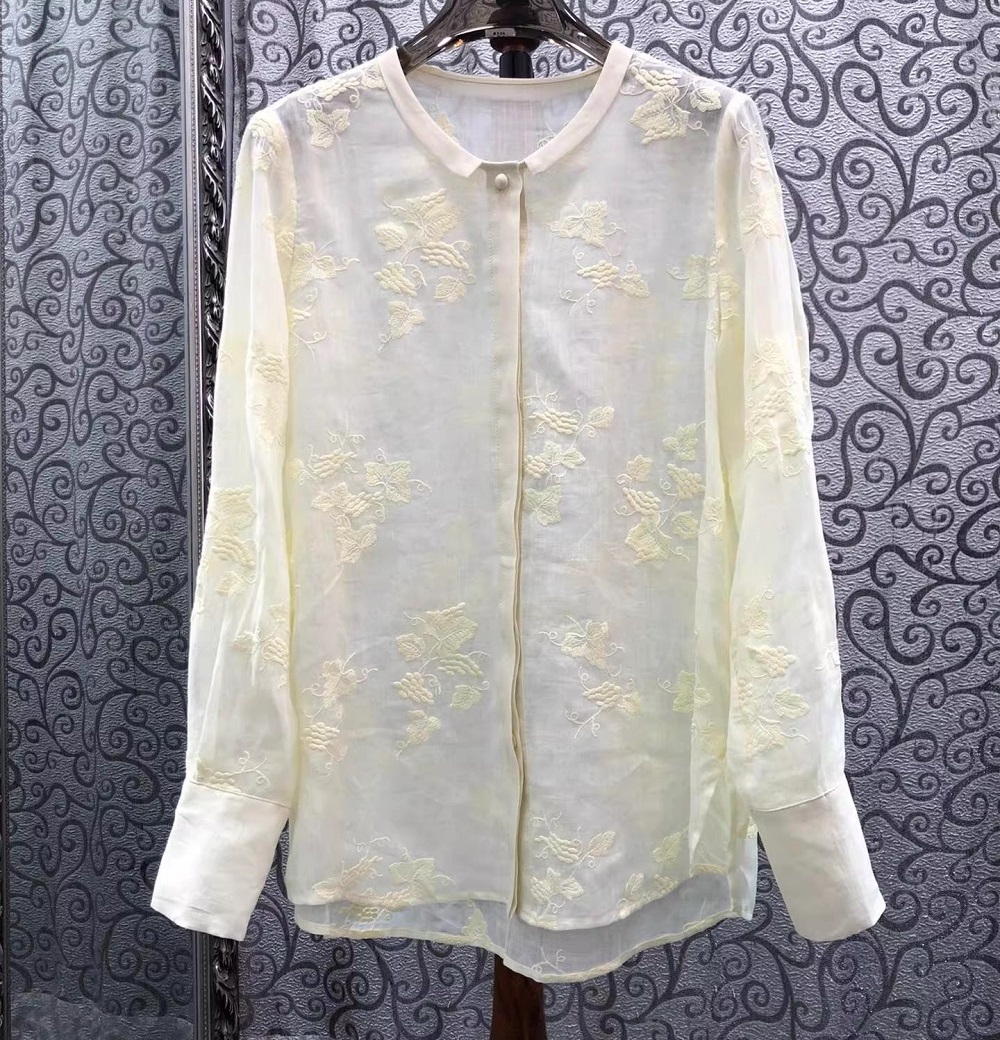 Top Quality New Fashion Style  - Embroidery Yellow Flower 评论和价格