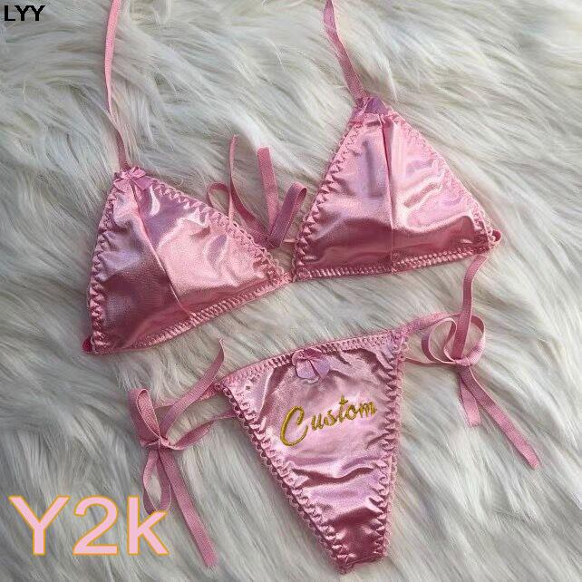 Custom Name Thongs Triangle Br - Embroidery Names 评论和价格