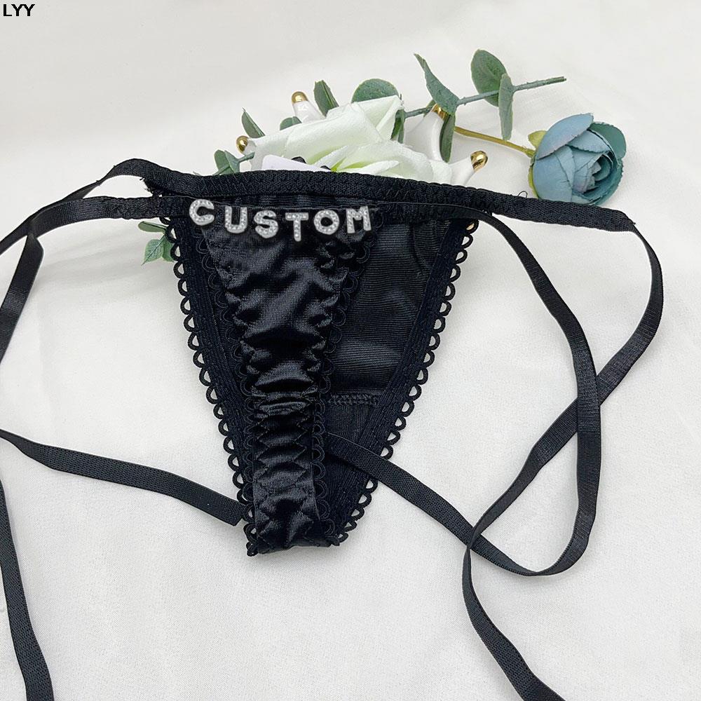 Custom Name Thongs Triangle Br - Embroidery Names 评论和价格