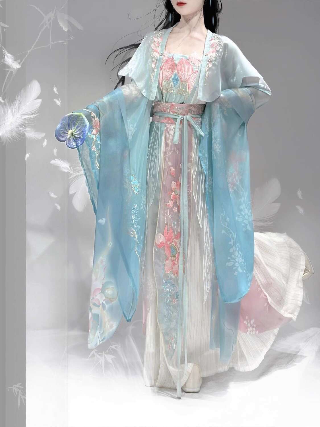 New Hanfu Wei Jinfeng Heavy In - Embroidery Skirt 评论和价格
