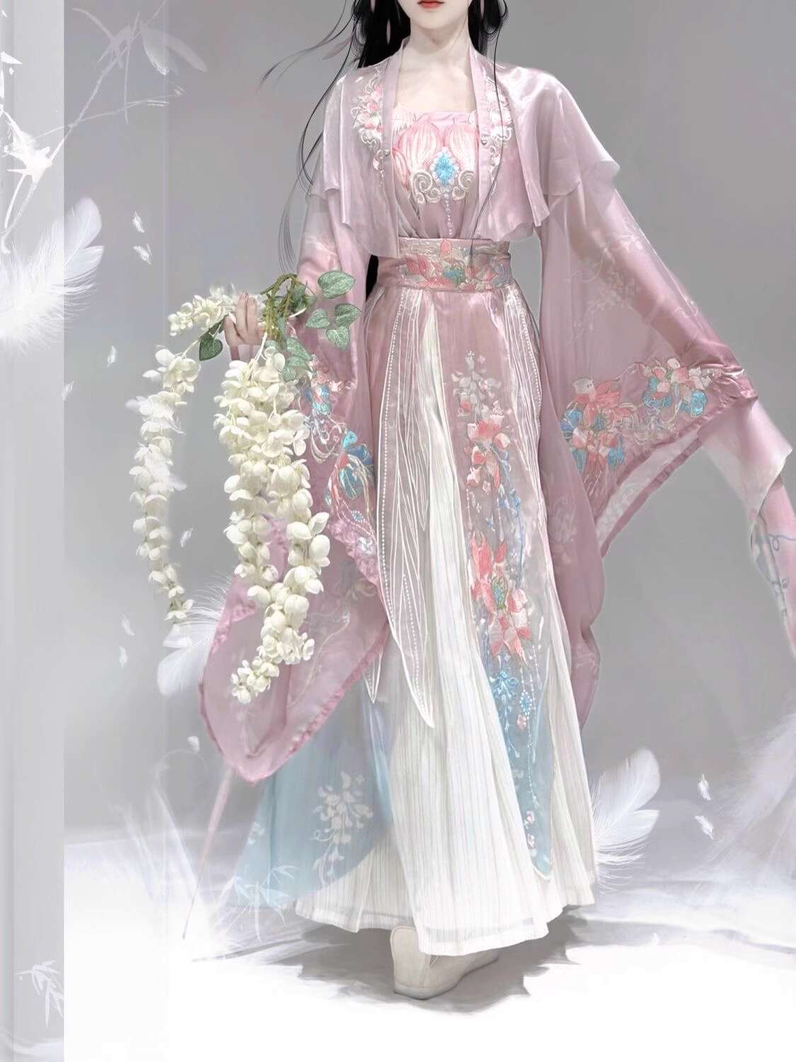 New Hanfu Wei Jinfeng Heavy In - Embroidery Skirt 评论和价格
