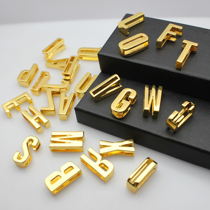 13pc/lot Hole 18mm Golden Slid - Embroidery Charm 评论和价格