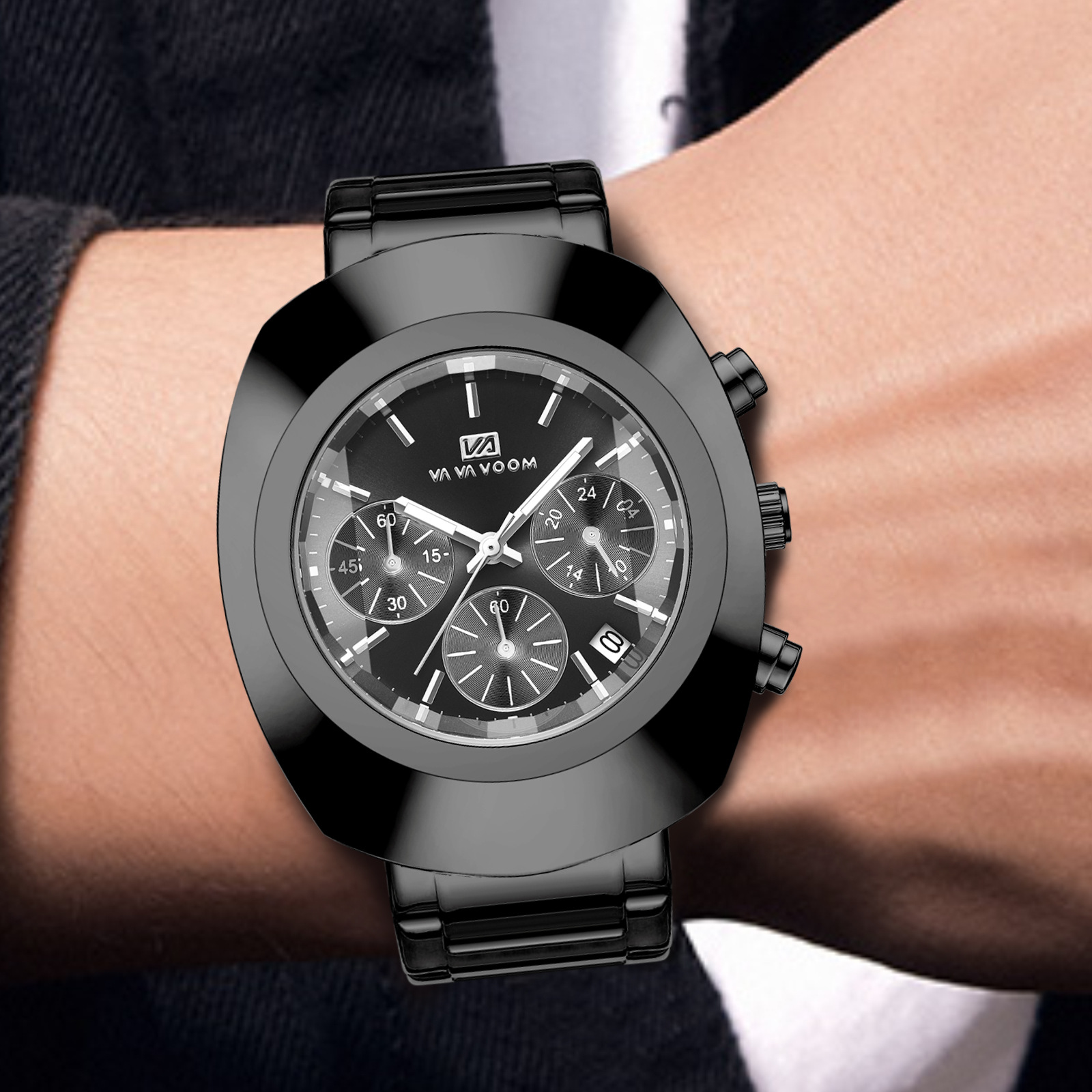 Men Watch Business Six Pin Mul - Embroidery Bracelet 评论和价格
